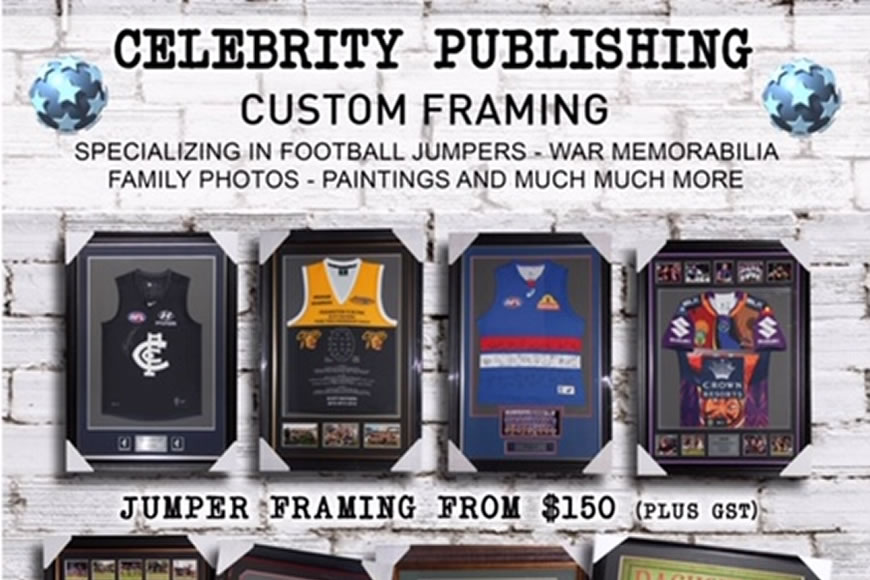 Celebrity Publishing & Custom Framing.